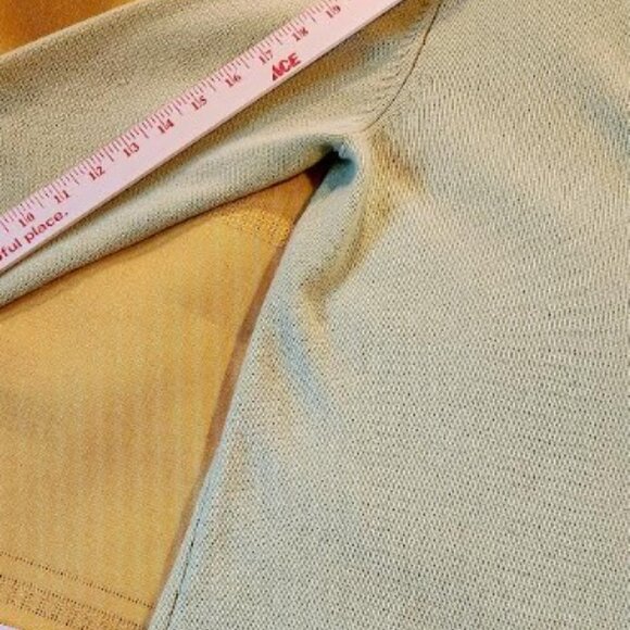 John Patrick pale green cardigan, "as is" - Picture 5 of 8